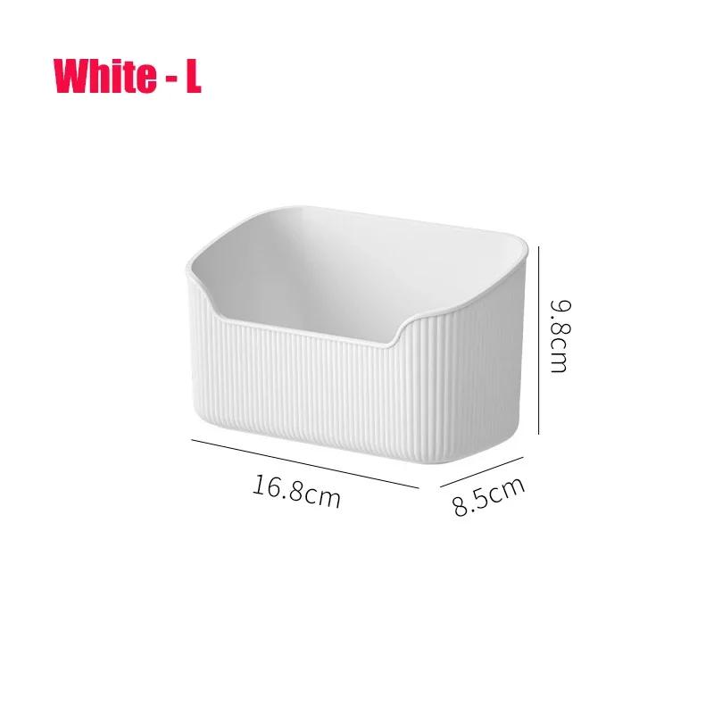 Toilet Desktop Storage Box Container Cosmetics Bathroom Countertop Sorting Box Large Capacity Cosmetic Brush Makeup Organizer