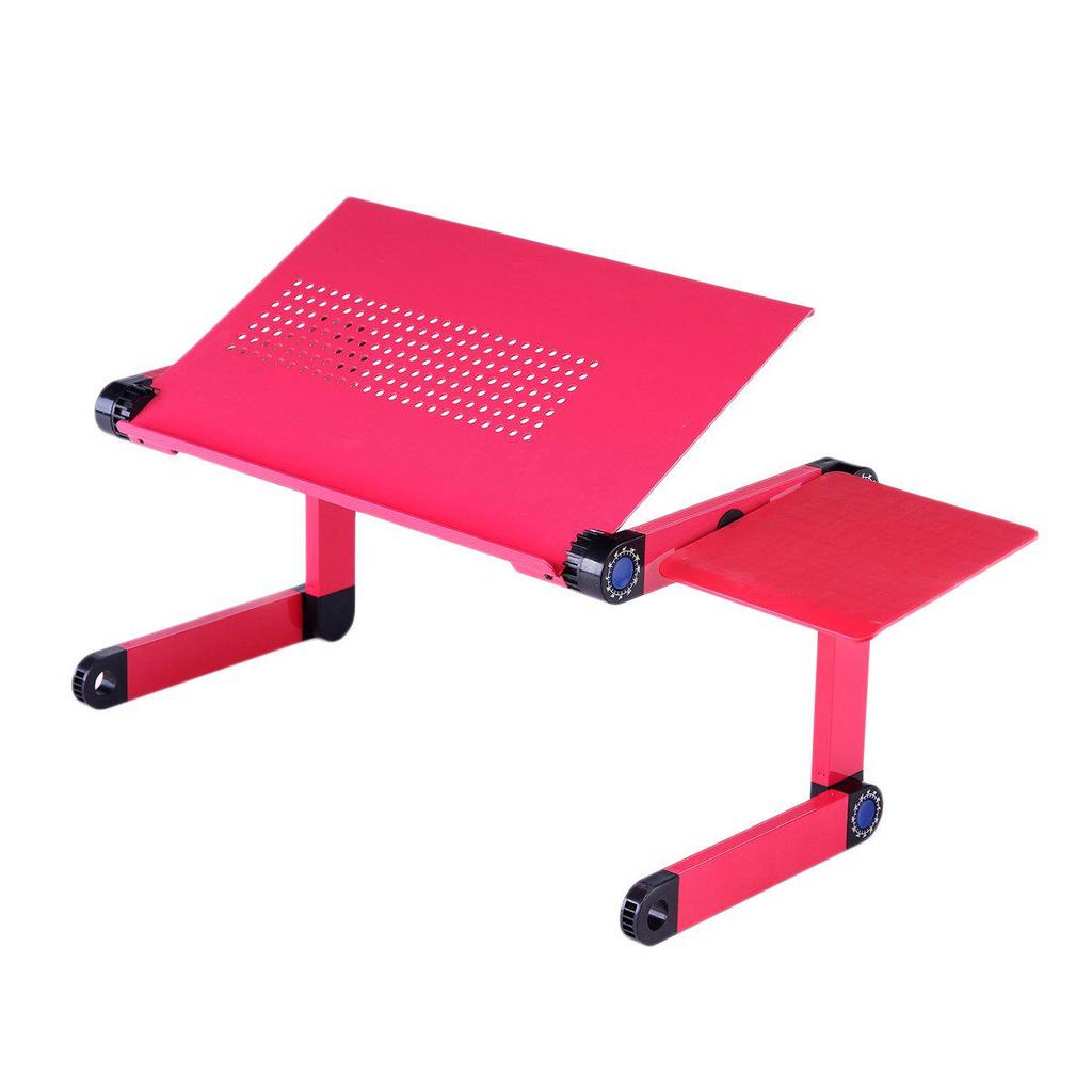 Computer Desk Zionx Foldable Aluminum Alloy Laptop Notebook Desk Stand Mouse Plate Pro