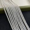 1String, White Natural Freshwater Pearls, Handmade Round Pearl Beads for Jewelry Making DIY Crafts (Beads 5-6mm, Length 36cm)