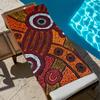 Art A-Australian A-Aboriginal Towel Large Quick-Drying Microfiber soft Beach Towel for Travel Fitness Sauna Bathing Camping