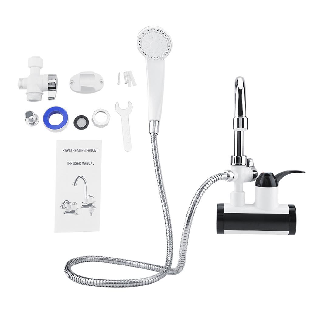 Instant Hot and Cold Water Dispenser Heater Heating Faucet Temperature Display   Shower Head