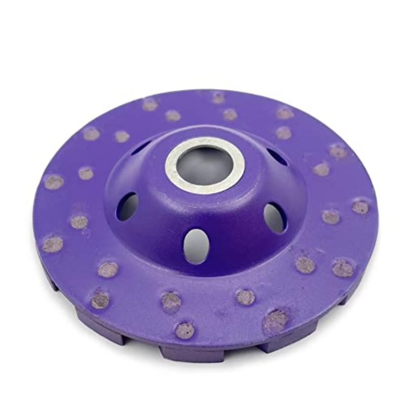 1pc 4 Inch Diamond Cup Wheel Concrete Grinding Wheel with 12 Segments Abrasive Wheel for Angle Grinder, Concrete, Bricks, Granite, Stone, Marble