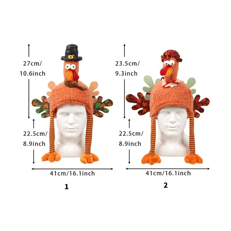 Turkey Hat For Holiday Celebration Entertaining Turkey Hat Stylish Hat Decoration For Christmas And Thanksgiving