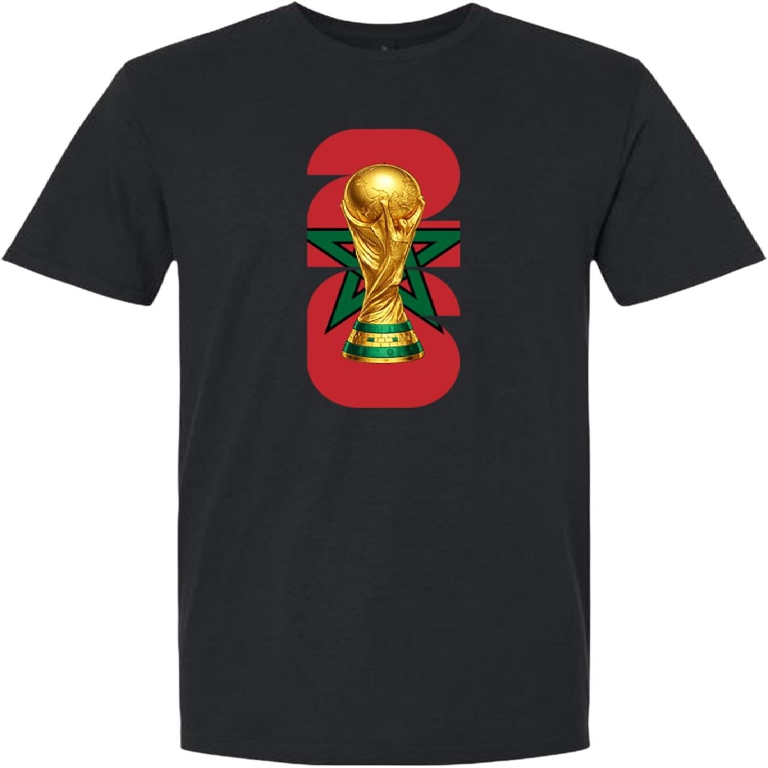 

Soccer Fan T Shirt - Cotton Football Graphic Crew Neck Tee for Men Women - Soft Breathable T Shirt for Match Day XXXXXL різнокольоровий