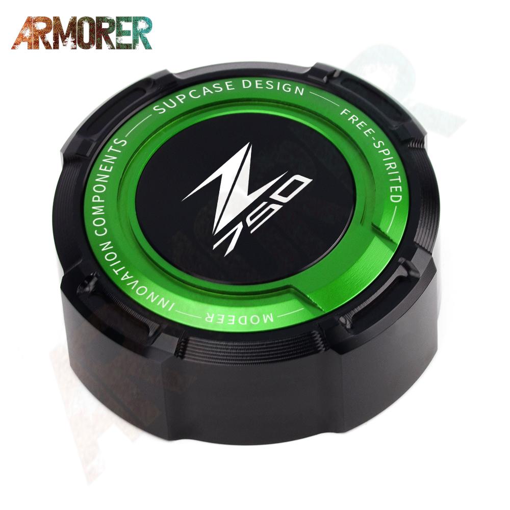For KAWASAKI Z 650 750 900 1000 Z650 Z750 Z900 Z1000 Motorcycle CNC Aluminum Rear Brake Clutch Fluid Reservoir Cover