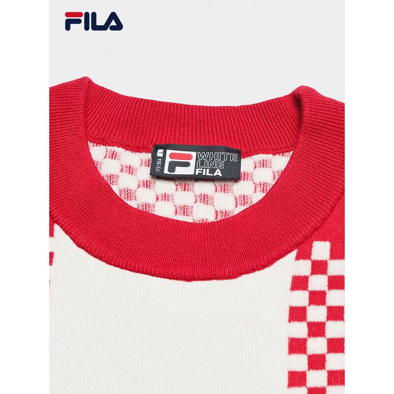 FILA Men's 2026 Spring Checkered Pullover Sweater