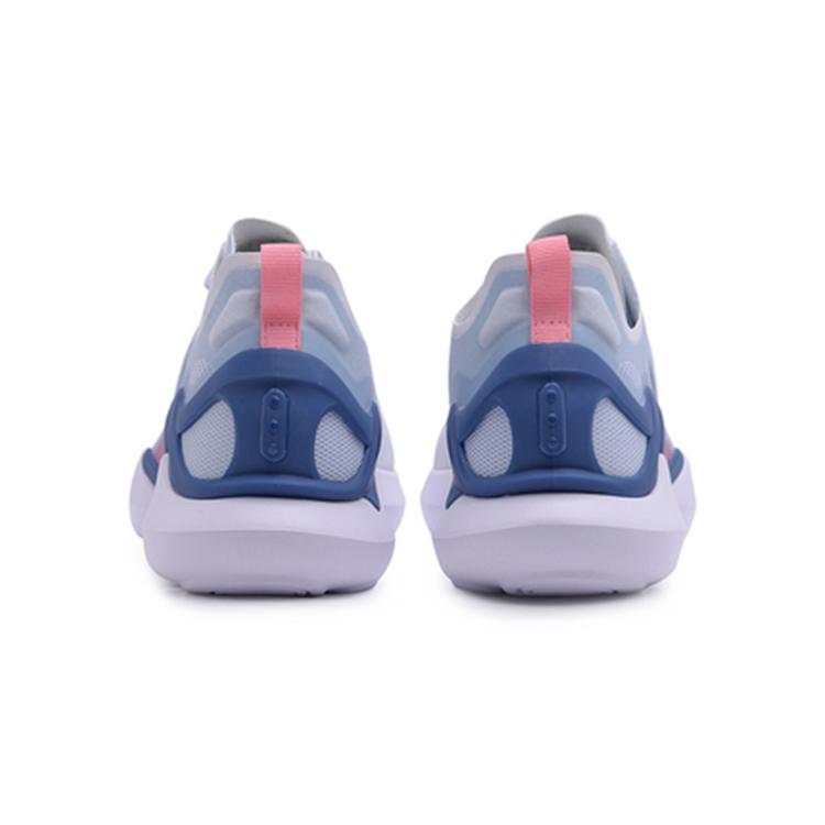 Li Ning Fashion Trend Abrasion Resistant, Breathable, And Balanced Lightweight Low Top Casual Shoes Women's Folk Blue AGLQ038-5