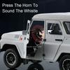 Large 1:18 Russian UAZ Hunter DongFeng M-Terrain SUV Car Model Toy Doors Can Opened Military Off-Road Vehicle Boys Holiday Gifts