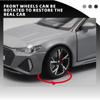 1/32 Ölçekli RS6 Oyuncak Araba Modeli Ses Işık Kapılar Açılır Alaşım Döküm Model Araç Koleksiyonu Erkek Çocuk Yetişkin Festival Hediyesi