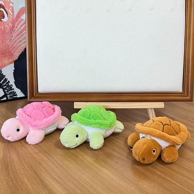 Kleine Schildkröte Plüsch Puppe Schlüsselanhänger Spielzeug Weiche süße Cartoon Schildkröte Auto Schlüsselanhänger Füllen Puppen Tasche Anhänger Paar Anhänger Spielzeug Geschenke