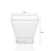 1/5 Pcs Kunststoff Mousse Leiter Geformt Tasse Pudding Einweg Dessert Kuchen Vorspeise Gelee Joghurt Mousse Backen Tasse