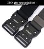 Men's Tactical Quick Release Elastic Stretch Belt for Casual Workwear and Outdoor Training