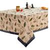 Hollow Cross Tassel Solid Color Dining Table Fabric Table Mat Solid Color Striped Cloth Cover Table Decoration Table
