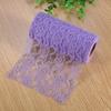 10 Yard   Wedding Party Decoration Table Runner Chair Sash Floral Lace Tulle Roll (Red)