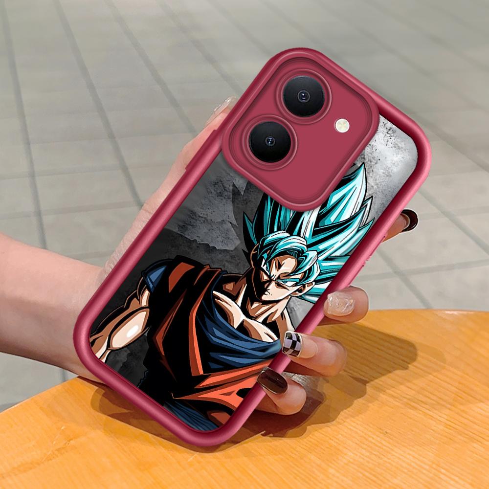 

Мягкий силиконовый квадратный чехол с рисунком лестницы для телефона, полное покрытие, противоударный защитный резиновый чехол для камеры для Vivo Vivo Y37 5G темно-красного