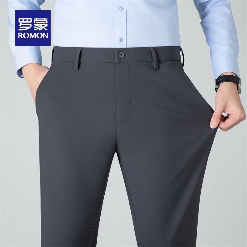 ROMON Men's Four-Way Stretch Winter Warm Casual Pants