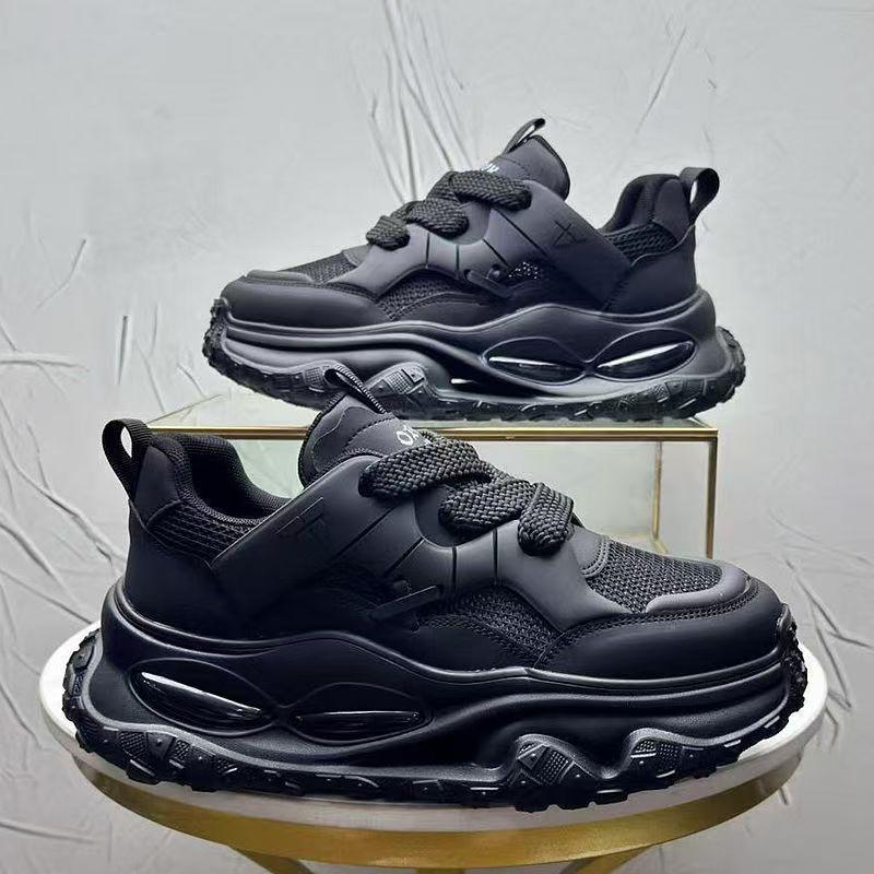 Internet-Berühmtheit beliebte Herrenschuhe Sommer atmungsaktives Mesh lässige erhöhende Dad-Schuhe Jugend Lauf stoßdämpfende Sportschuhe