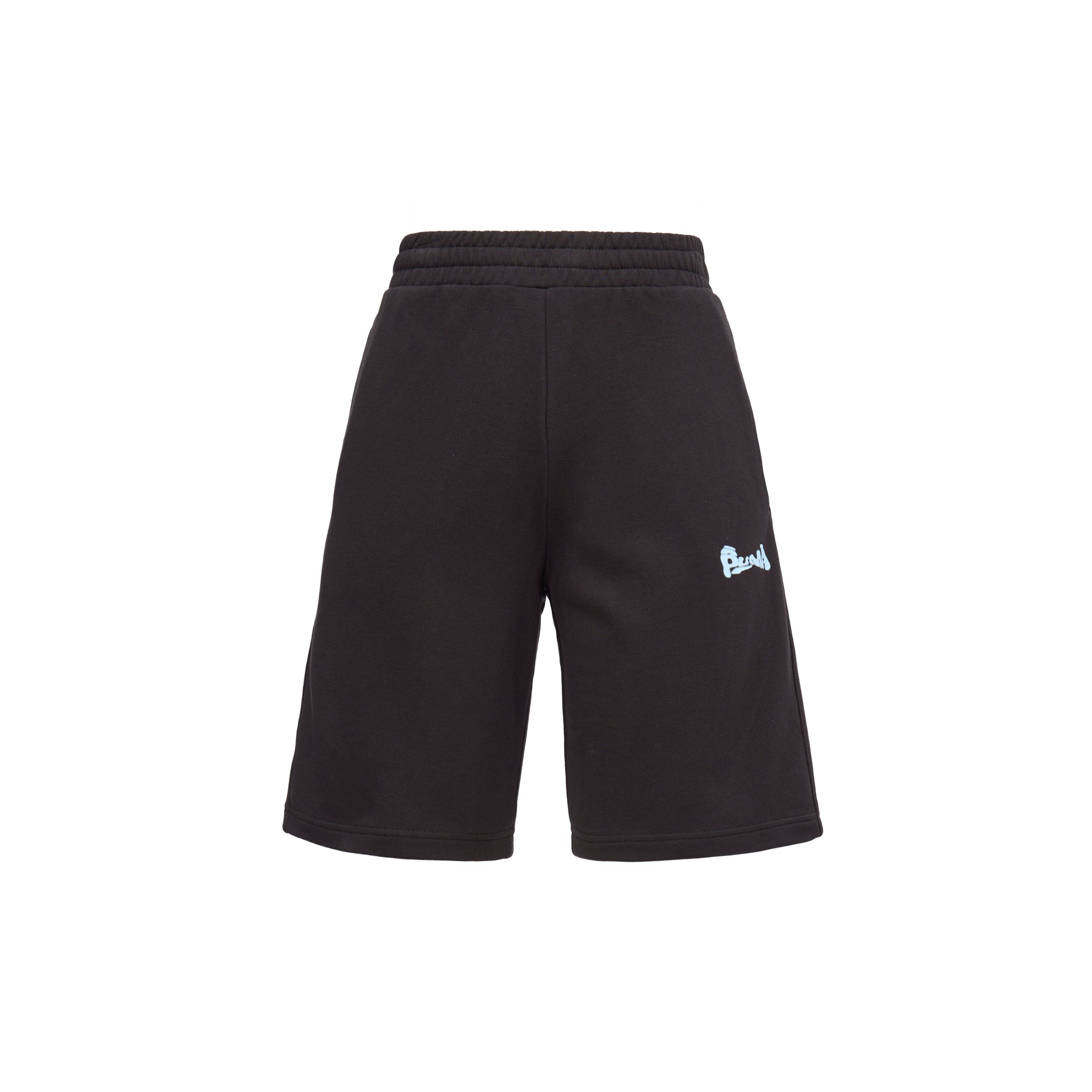 

Puma Дышащие удобные повседневные шорты со средней талией серии Letter Series, мужские брюки черного цвета 628039-01 M