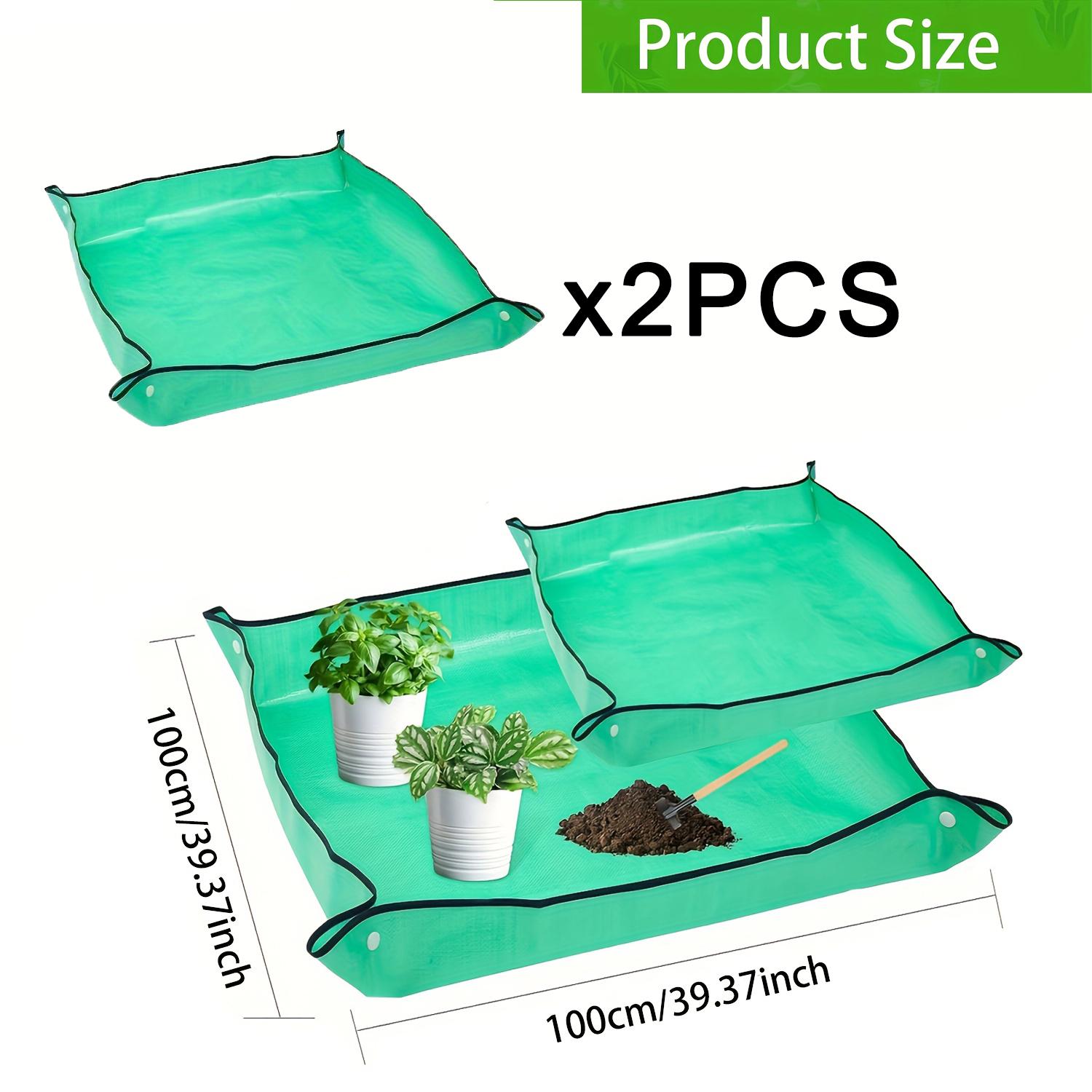 

100x100cm Tray Plant Accessories Plant Regeneration Mat Waterproof Transplant Pad Mixing Soil Plant Pruning Tool Gardening Gifts