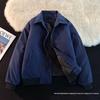 Men's 2025 Winter Cotton Jacket: Plus Velvet Thick Warm Padded Sports Casual Trendy Coat