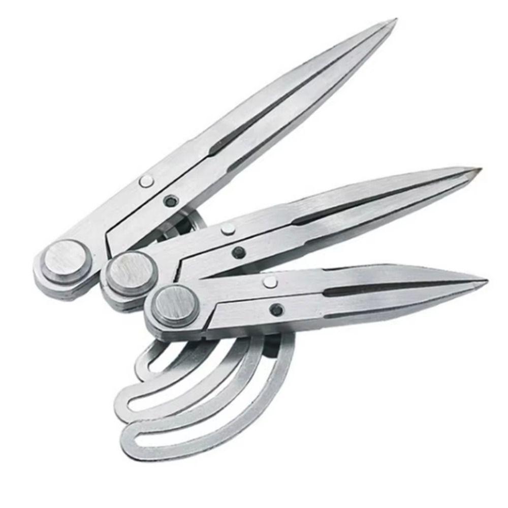 Edge Creaser Steel Wing Divider Pencil Marking Spacing Compass Cross Line Compasses  Woodworking