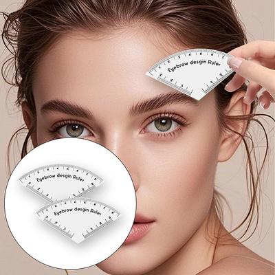 Hızlı Çizim Kaş Tasarım Cetveli Microblading Haritalama Aracı Şekillendirme Kalıcı Makyaj Çizim Kılavuzu Cetvel Dövme Malzemeleri Yeniden Kullanım
