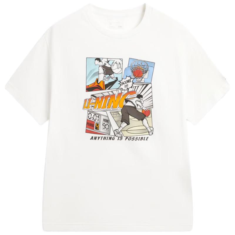 Li-Ning 2026 Unisex Quick-Dry Loose Fit Short Sleeve T-Shirt M
