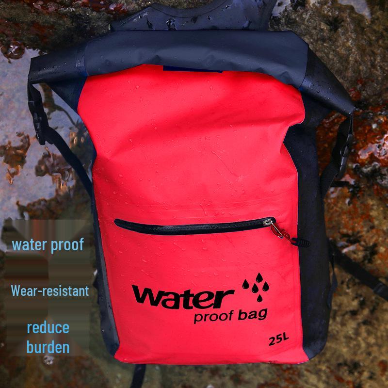 Sac étanche d'extérieur pour plage et natation - Sac à dos seau de rafting en PVC