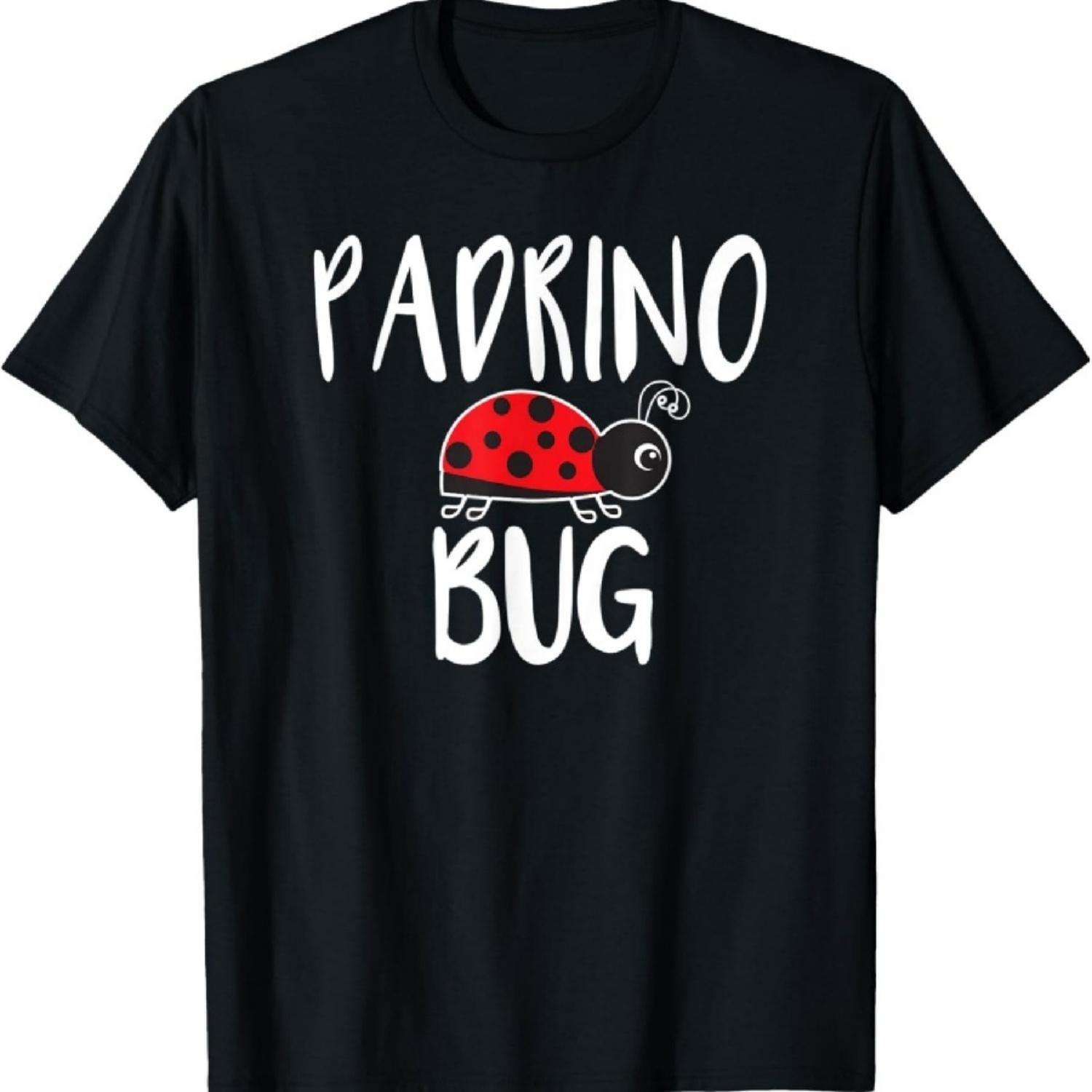 Мужская футболка Padrino Bug Испанский Крестный отец Забавная Божья коровка XXXXXL чёрный
