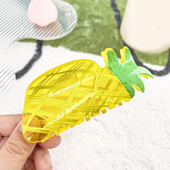Women Clip Back Lemon Orange Watermelon Hair Head Hair Clamp Hair