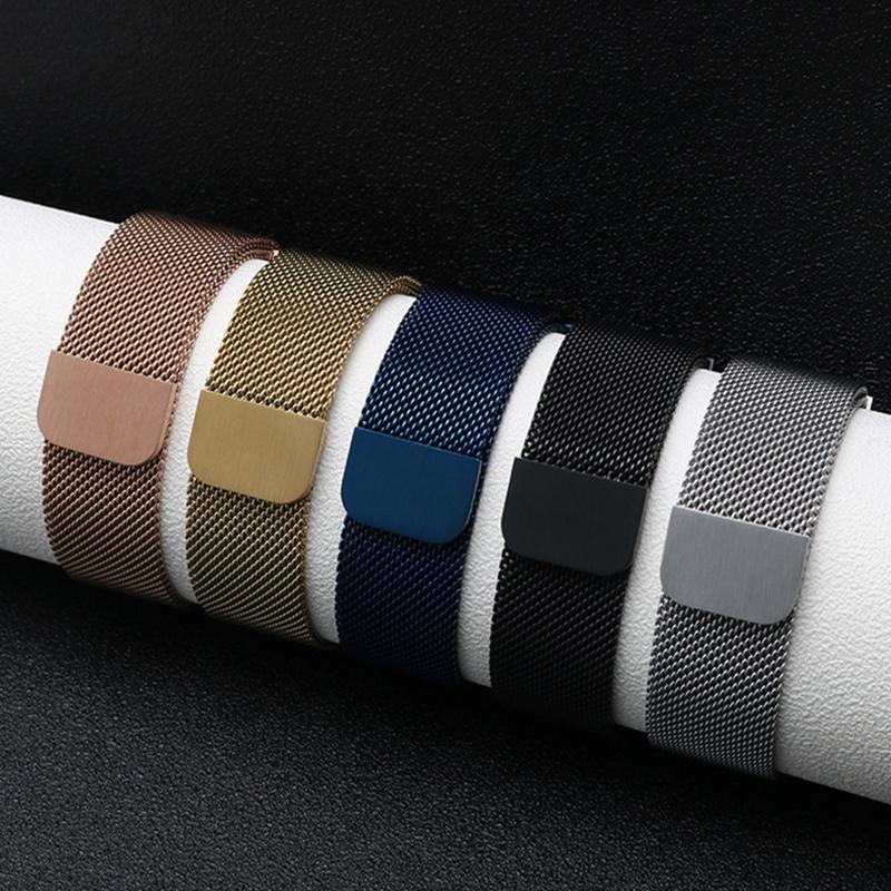 

Ремешок с магнитной петлей для Apple Watch, ремешок 44 мм, 40 мм, 45 мм, 41 мм, 42 мм, 38 мм, браслет Correa из нержавеющей стали для iWatch серии 2, 3, 4, 5, 6 se 7