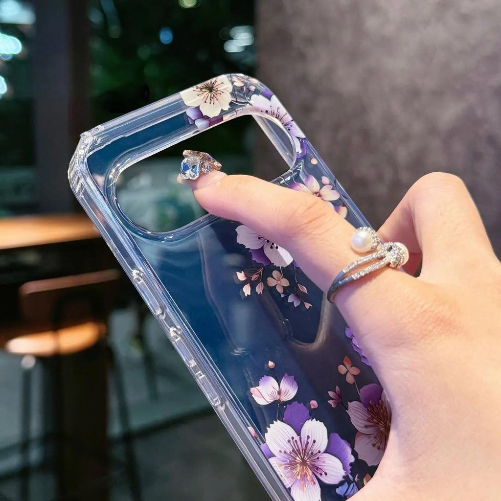 Serect Garden Flower Series Colorful Phone Case For Google Pixel 10 9 9A Pro XL Hard Acrylic Clear Protective Back Cover Bumper