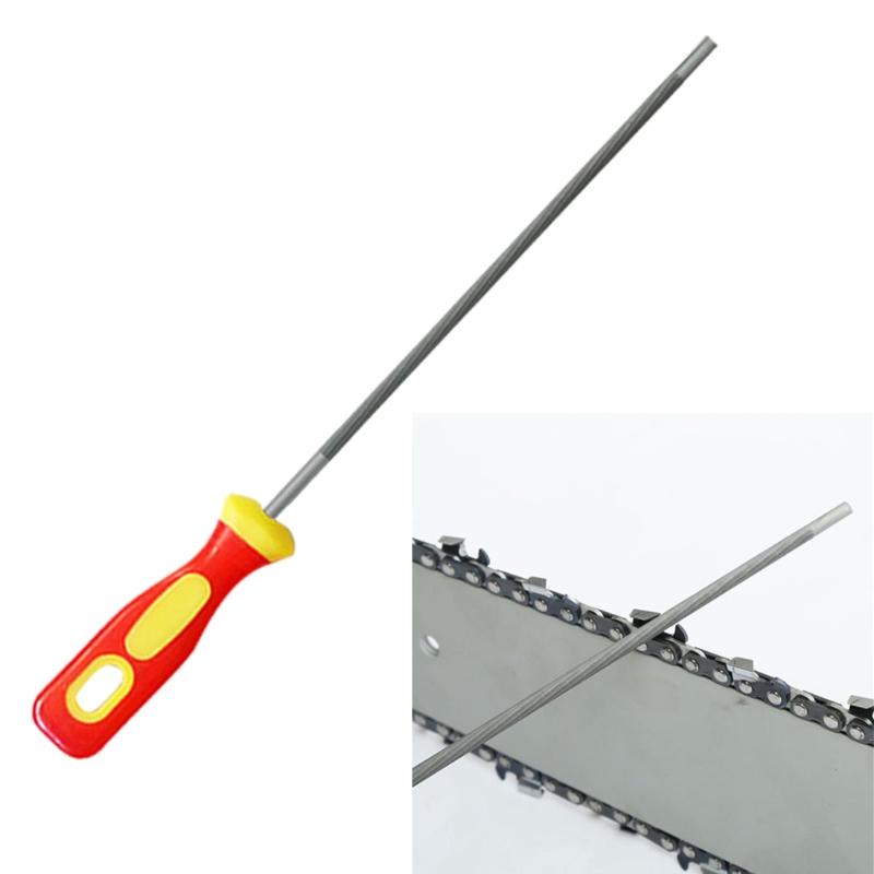 3 Pcs/Set Round High Carbon Steel Sharpening Chainsaw Saw Chain Files Sharpener for Woodwork Chainsaw File 4/4.8/5.5mm