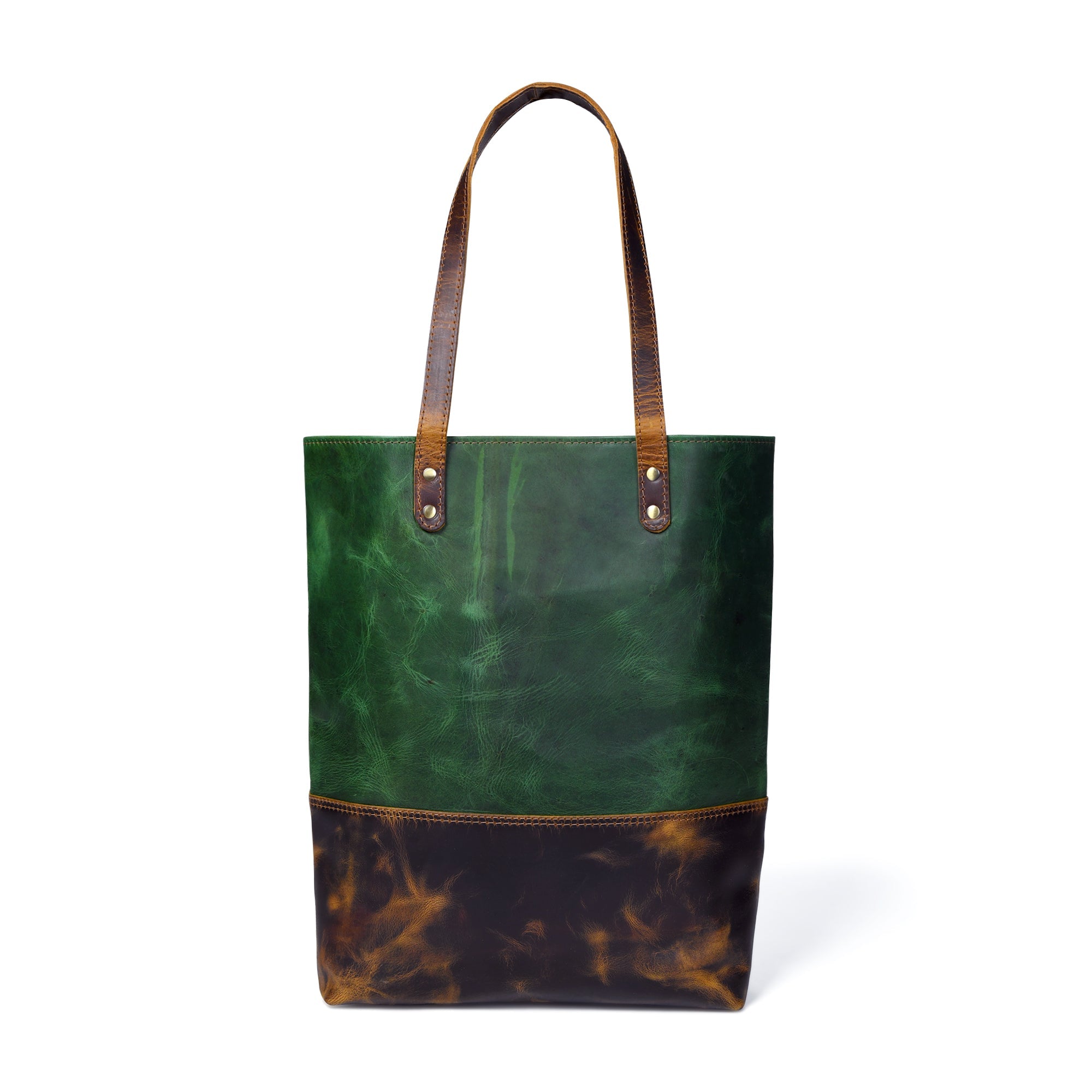

MaheTri Green Women s Leather Tote For Women, Designed for Everyday Use One-Size зелёный