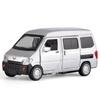 Масштаб 1/32 Минивэн Wuling Rongguang MPV Сплав Автомобиль Литая Металлическая Модель Звук и Свет Игрушечная Машинка с Откатом Украшения Центральной Консоли Детские Игрушки