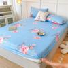 Printed Fitted Sheet Sets Lençol Single/Full/Queen/King Size Bed Sheets with Pillowcase for Home Elastic Band Mattress Cover