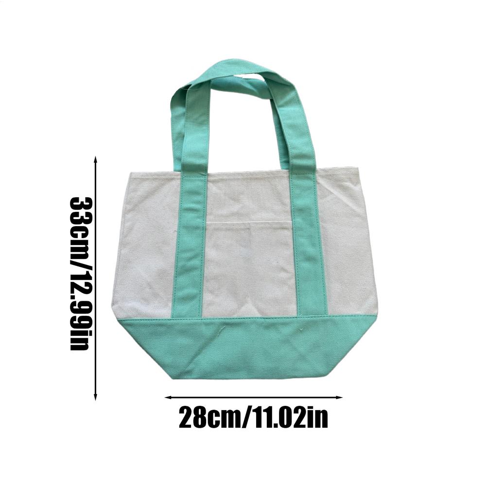 

Tote Bag Large Canvas Tote Bag for Women summer beach vacation Reusable Grocery Carrier Fashion Laptop Sleeve Lightweight Canvas зелений
