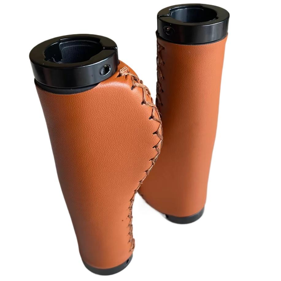 Bicycle Handle Bar Cover Dark Brown Imitation Leather Handlebar Cover Mountain Bike Microfibre Leather Comfortable Grip