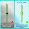 SUIHUOJI Airtag Bracelet for Kids Waterproof Silicone Wristband Full Case Cover for Apple Airtag
