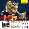87 PCS Magnetic Tiles Set, 3D Magnetic Building Blocks STEM Educational Toys with Light-Up Tiles, Construction Toys for Boys Girls Kids Ages 3+
