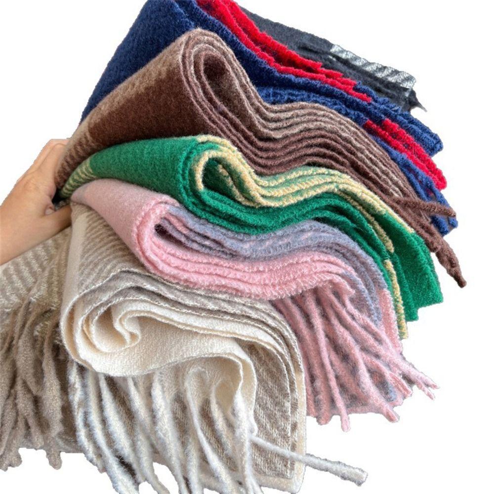 Keep Warm Women Shawl Wraps Luxury Tassel Scarf Fashion Warm Scarf Winter Outdoor