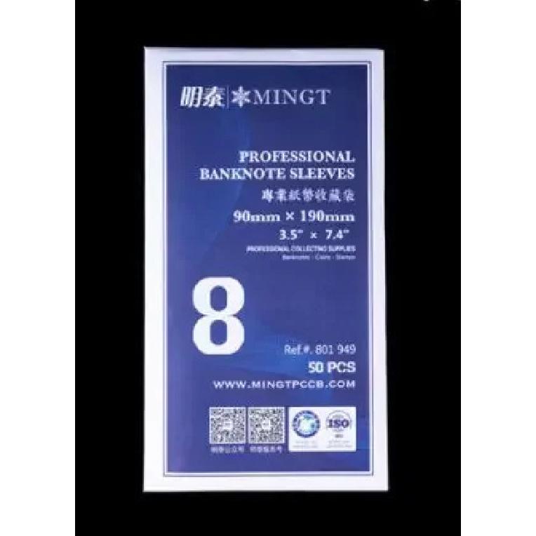 50Pcs/Bag PCCB High Quality Professional Stamps Banknotes Sleeves Collection Protect Bag