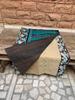 Handgefertigte Kantha-Steppdecke: Vintage indische Baumwoll-Kuscheldecke (96" x 62")