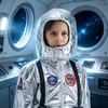 Jumpsuit Style Spacesuit Fancy Dress Cosplay Costume Kids Space Suit  Dress Up