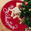 Christmas Decorative Red Letter Tree Skirt