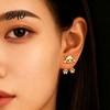 Creative Cat Lover Gifts 1 Pair Cute Funny Earrings for Women, Teens Girls, Front Back Stud Mini Animal Earrings, Statement Jewelry Kitten Lovers