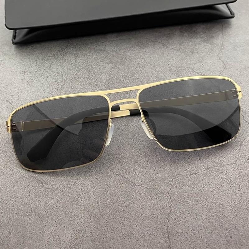 Non-polarized Vintage FULL Fram Square Sunglasses Women Men Sunscreen Driving Eyeglasses