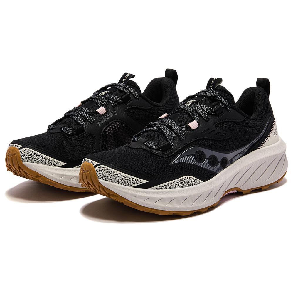 Saucony Excursion Tr 18 Comfortable Durable Trail Running Shoes Women sneaker Black White S101007-1008