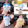 Joke Bear Chiikawa Hachiware Plush Keychain For Backpack Decor