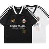 American Retro Sports Jersey Short-sleeved Fans European and American Street Tide Brand Loose Fan Version